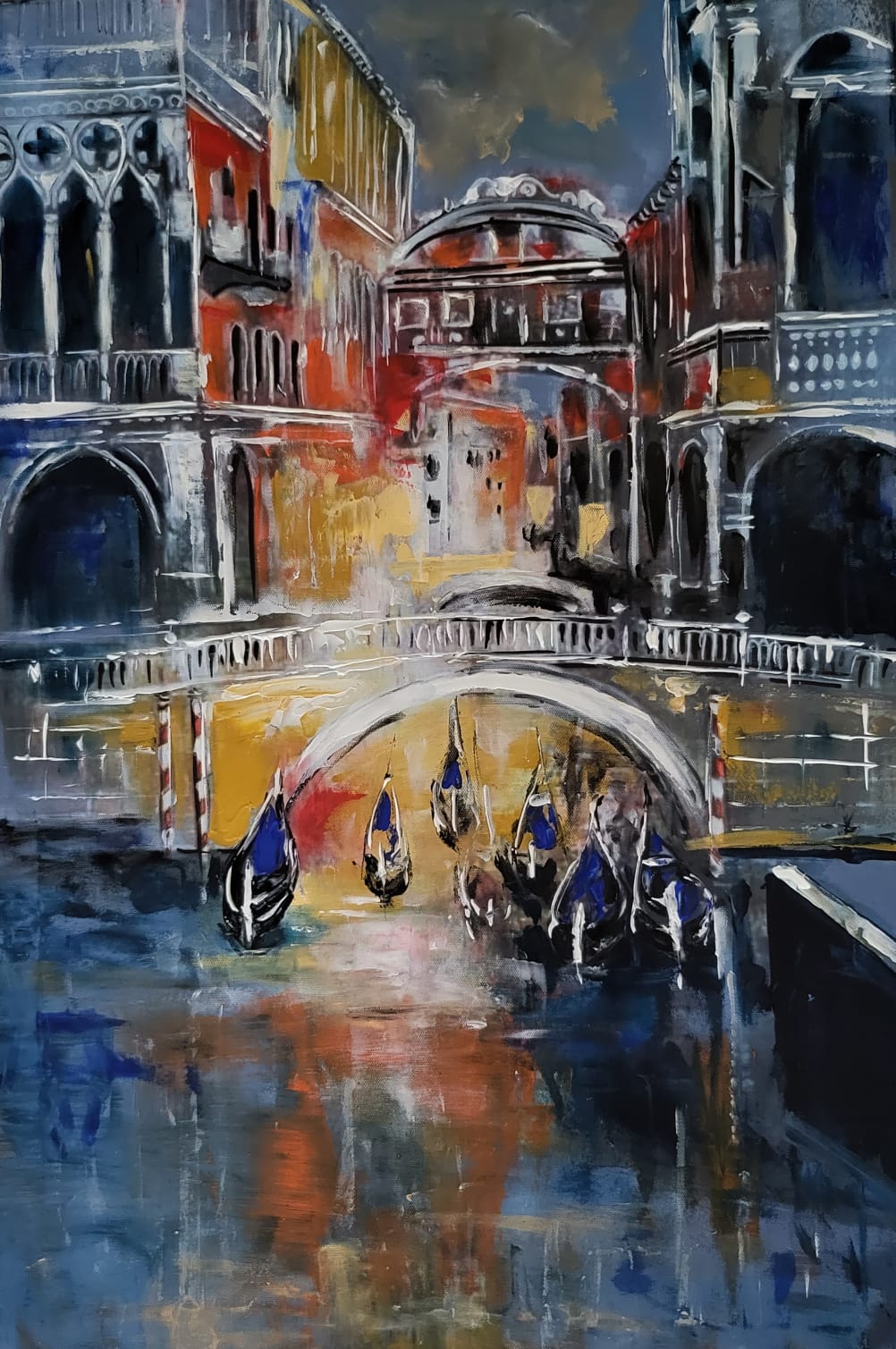 ArteDiAlina.com painting: Casanova's city